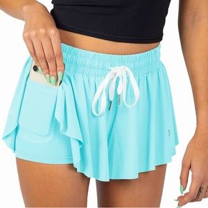 Keiki Kona 2 in 1 Flowy Fitness Shorts